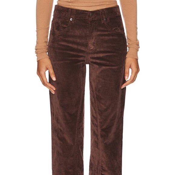 We The Free Risk Taker Corduroy Pants Brown  Straight Leg Women’s Size 27 - Picture 3 of 16